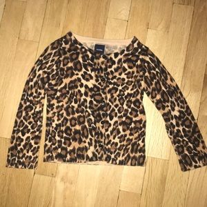 Gap Toddler 4 years animal print cardigan